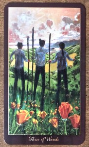 Three of Wands - Slow Tarot