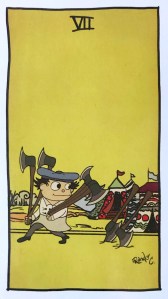 Seven of Swords - Tarot of the Unknown 