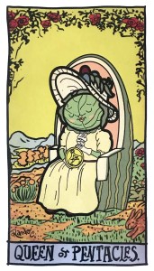 Queen of Pentacles - Tarot of the Unknown 