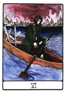 Six of Swords - The Efflorescent Tarot