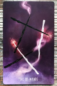 Five of Wands - Spacious Tarot 