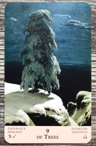 Nine of Trees - Majestic Earth Tarot