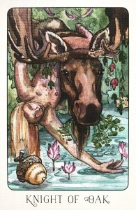 Knight of Oak - Knight of Pentacles - Stolen Child Tarot