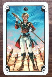 Mystical Manga Tarot - Seven of Wands