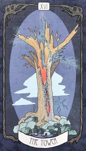 Forager's Daughter Tarot - The Tower Card