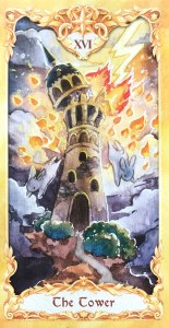 Maruco Animal Tarot - The Tower