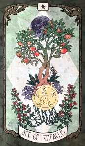 Forager's Daughter Tarot - Ace of Pentacles