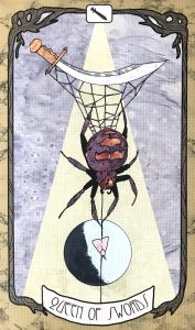 Forager's Daughter Tarot - Queen of Swords