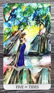 Japaridze Tarot - Five of Tides - Five of Cups