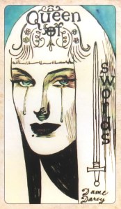 Dame Darcy's Mermaid Tarot - Queen of Swords