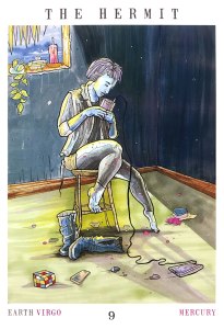 Next World Tarot - The Hermit