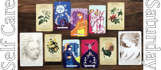 Vivid Journey Tarot, White Light Oracle, Botanical Inspirations Oracle