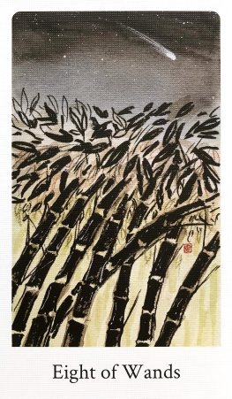 Botan Tarot - Eight of Wands