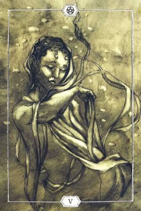 Hush Tarot - Five of Pentacles