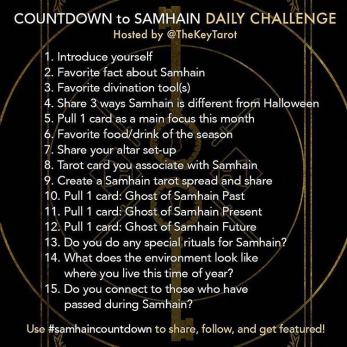 Countdown to Samhain #samhaincountdown