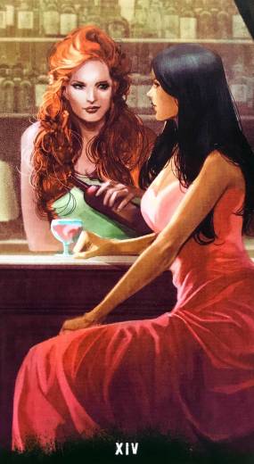 Tarot of Haunted House - Temperance