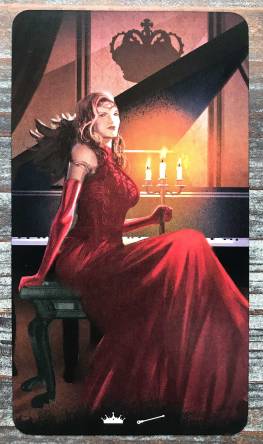 Tarot of Haunted House - Queen of Wands