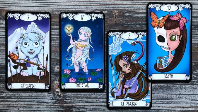 Cute and Creepy Tarot