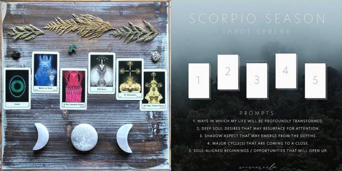 Scorpio Season Spread - Terrestrial Tarot
