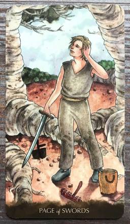 Tarot of the Little Prince - Page of Swords