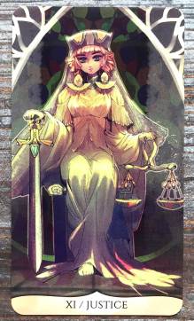 Traditional Manga Tarot - Justice
