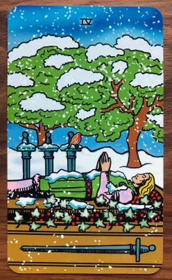 Winter Waite Tarot 2019 Edition - Four of Swords