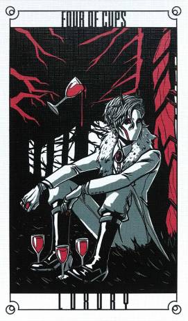Lost Hollow Tarot - Four of Cups