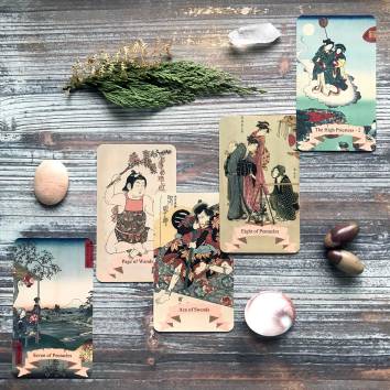 Vintage Japanese Art Tarot