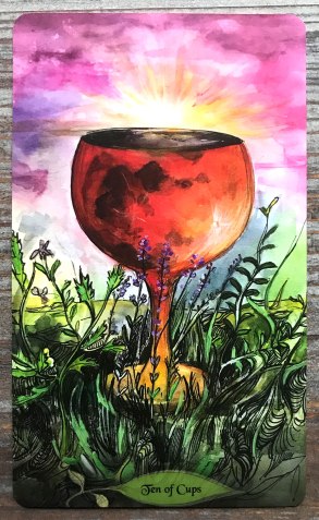 Bonestone & Earthflesh Tarot - Ace of Cups