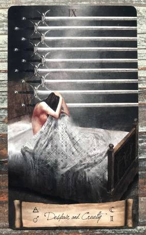 Heaven & Earth Tarot - Nine of Swords