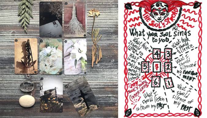 The Soul's Spread - Rusted Lenormand