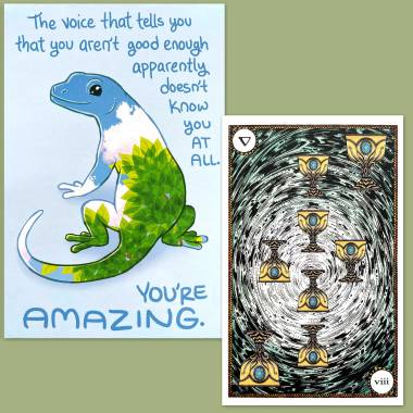 Elemental Power Tarot and Thera-Pets Cards