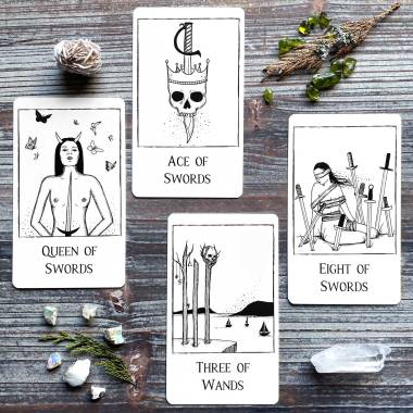 Black Line Tarot 1st Edition