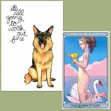 Otto Schmidt Tarot and Thera-Pets Emotional Support Animal Cards