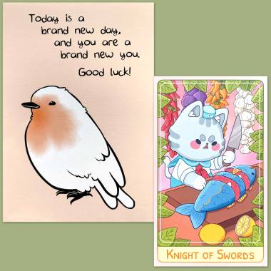 Bumbleberry Hollows Tarot and Thera-Pets Emotional Support Animal Carda