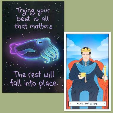 Friends Tarot and Thera-Pets Emotional Support Animal Cards