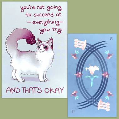 Seventh Sphere Tarot de Marseille and Thera-Pets Emotional Support Animal Cards