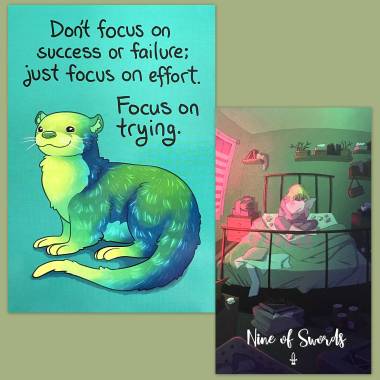 Cosmic Cycles Tarot and Thera-Pets Emotional Support Animal Cards