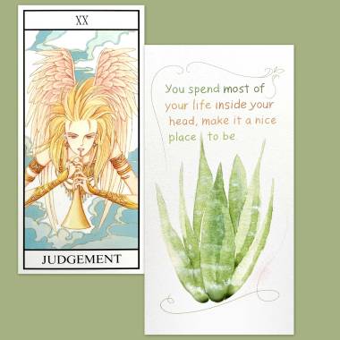 Mystical Tarot and Flower Fortune Cards