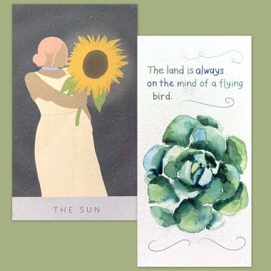 Moonroot Tarot and Flower Fortune Cards