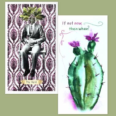 Floriography Tarot and Flower Fortune Cards