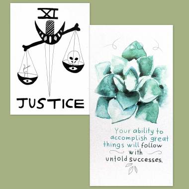 Spirit Speak Tarot and Flower Fortune Cards