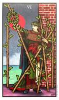 Connolly Tarot - Six of Wands