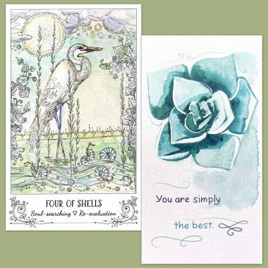 Spiritsong Tarot and Flower Fortune Cards