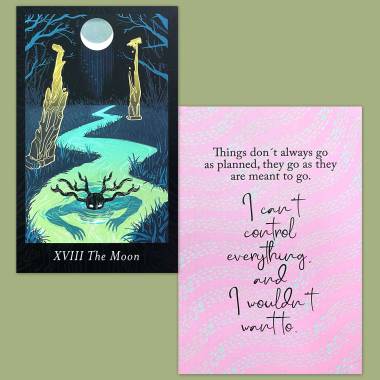 Lubanko Tarot and Less Anxiety Affirmation Cards