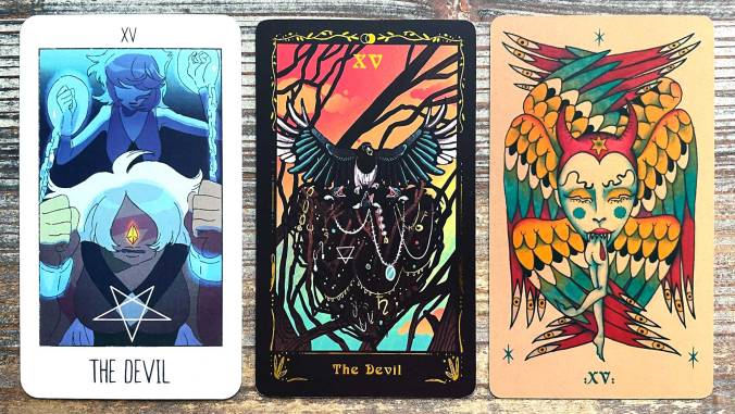 Steven Universe Tarot, Occult Ornithology Tarot, Sortilegios Tarot