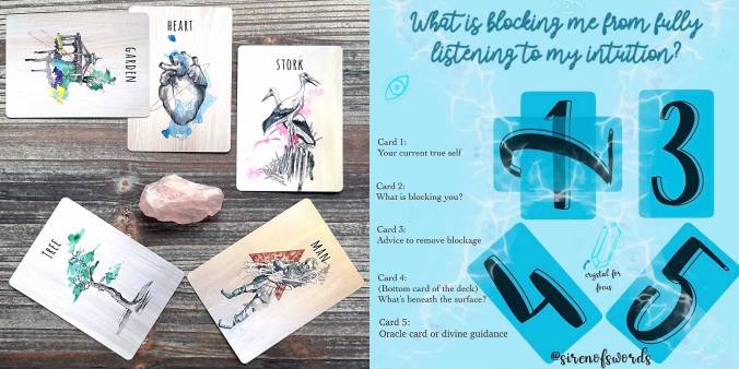 Scrying Ink Lenormand - Blocking Intuition Reading