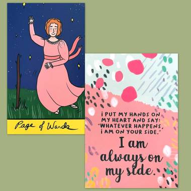 Anne of Green Gables Tarot and Less Anxiety Affirmation Cards
