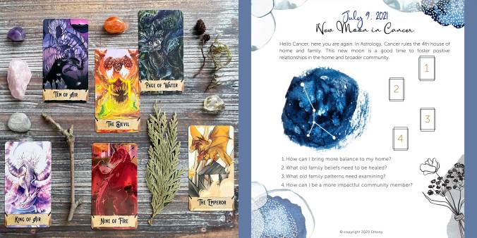 Radiant Scales Tarot - New Moon in Cancer Tarot Reading