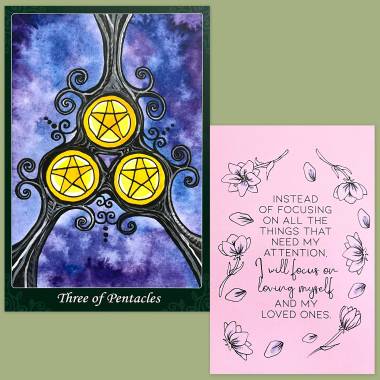 Tarot of the Trees 10th Anniversary Edition and Less Anxiety Affirmation Cards